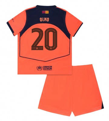 Barcelona Dani Olmo #20 Tredjeställ Barn 2025-26 Kortärmad (+ Korta byxor) Barcelona Dani Olmo #20 Tredjeställ Barn 2025-26 Kortärmad (+ Korta byxor)